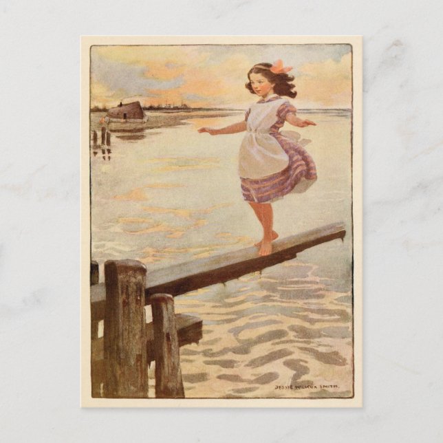 Jessie Willcox Smith Postcard Illustration Postkarte (Vorderseite)