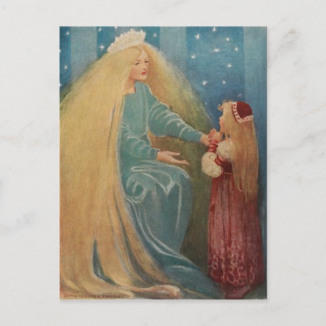 Jessie Willcox Smith - Prinzessin und Goblin Postkarte (Vorderseite)