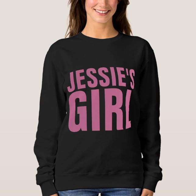 JESSIE'S GIRL VINTAGE BLACK 80er T - SHIRT (Vorderseite)