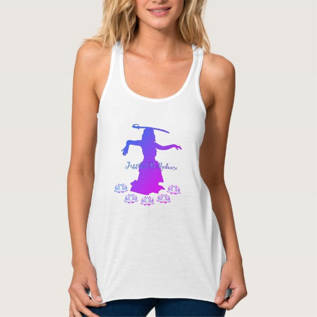 Jessikah Bellydance Lotus Boxy T Shirt (Vorderseite)