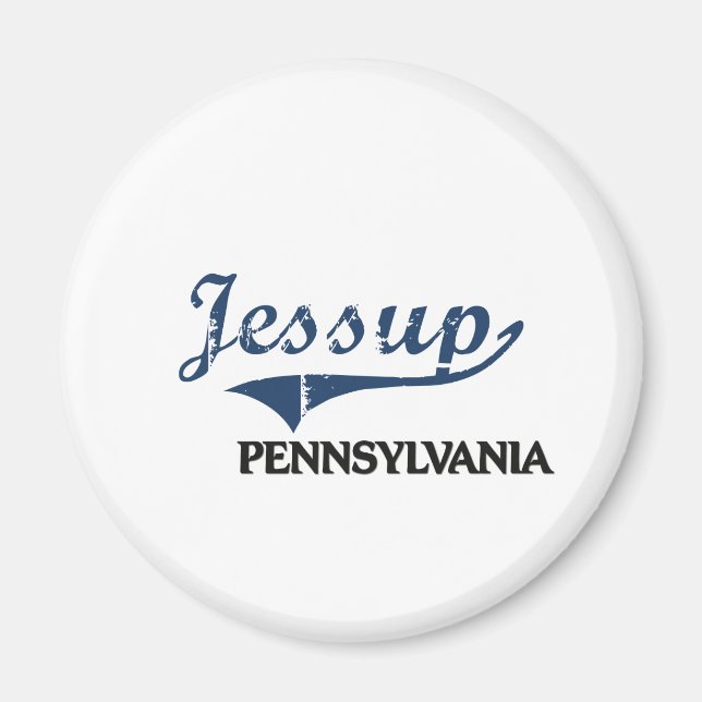 Jessup Pennsylvania City Classic Magnet (Vorne)