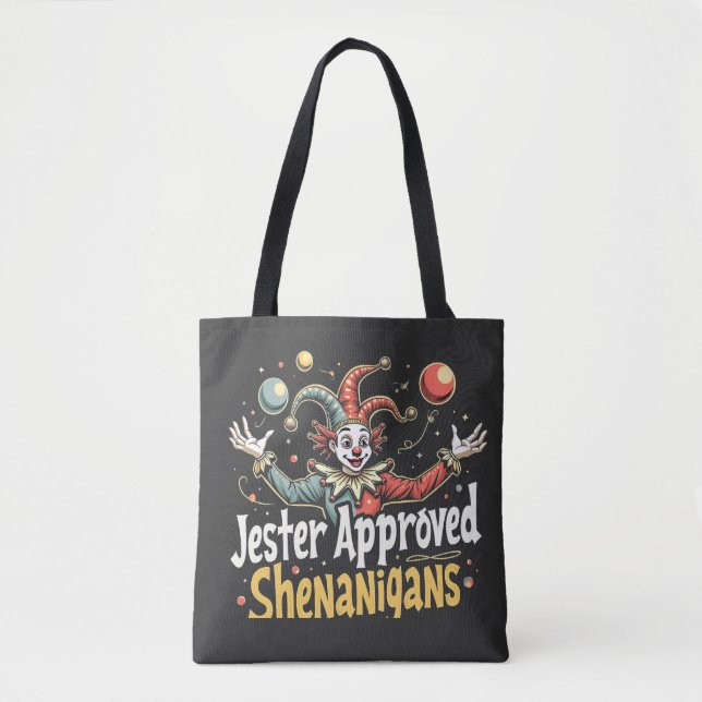 Jester Approved Shenanigans Circus Clown Tasche (Vorderseite)