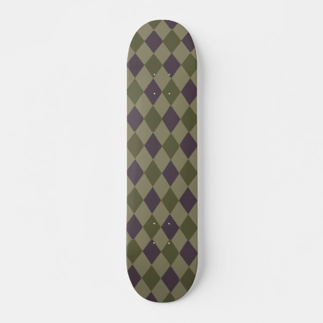 Jester Checker Skateboard (Devant)