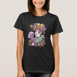 Jester Costume Women's Make up Extravagant Dress C T-Shirt