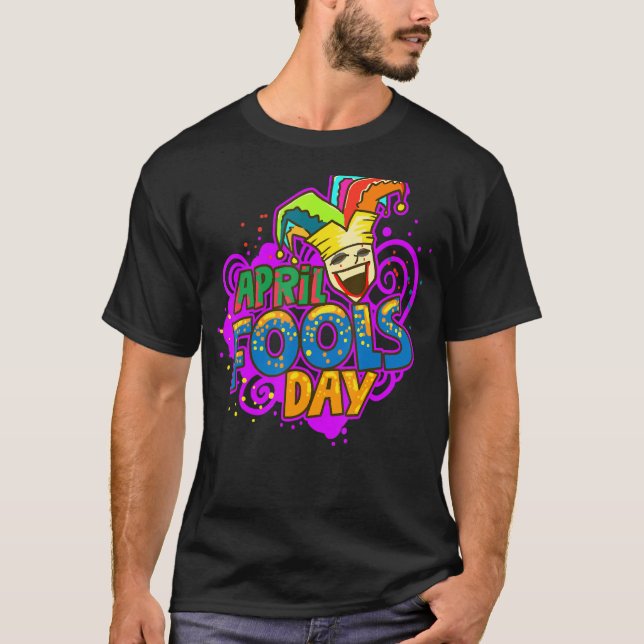 Jester Happy April Fool's Day Jokes Pranks Prankst T-Shirt (Vorderseite)