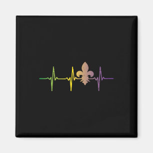 Jester Hat Heartbeat Nurse Funny Mardi Gras Carniv Magnet
