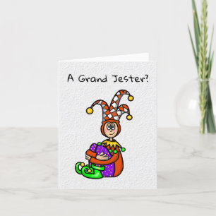 Jester Husband Appreciation Day Card Karte