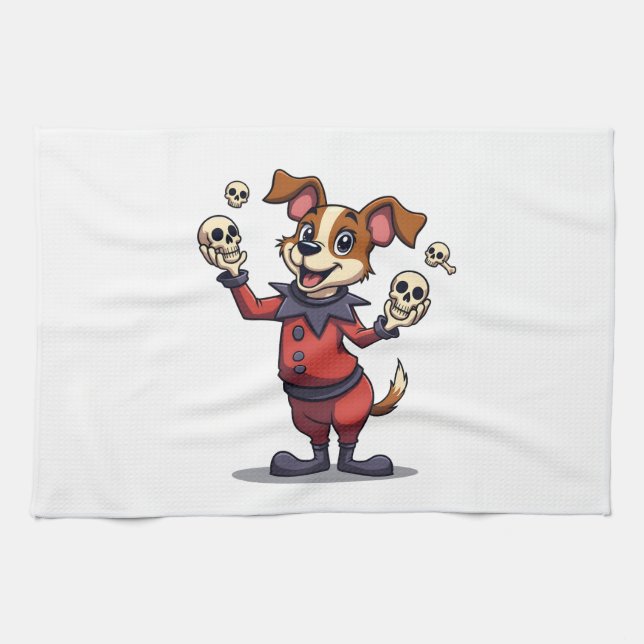 Jester Jack Russell Geschirrtuch (Horizontal)