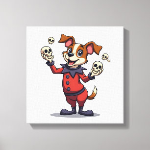 Jester Jack Russell Leinwanddruck