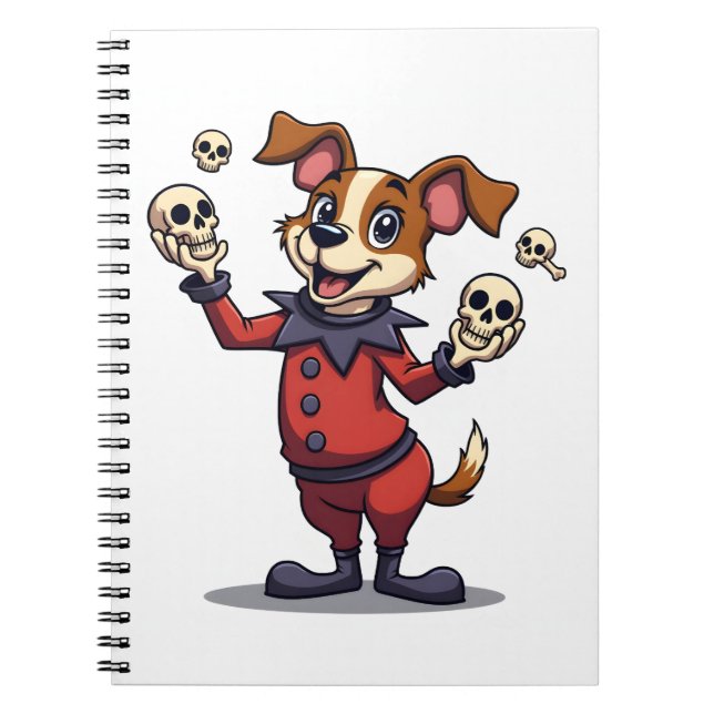 Jester Jack Russell Notizblock (Vorderseite)