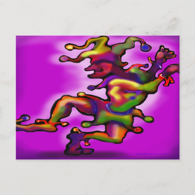 Jester Postkarte (Vorderseite)