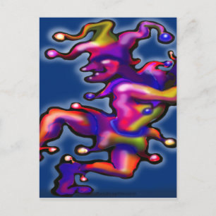 Jester Saphire Blue Postkarte