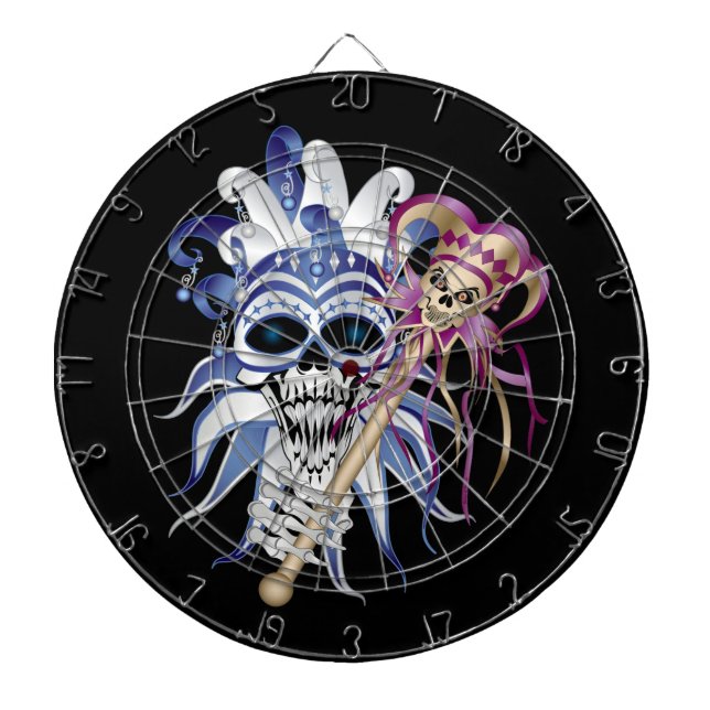 Jester Skull Dartscheibe (vorne)