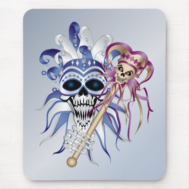 Jester Skull Mousepad (Vorne)