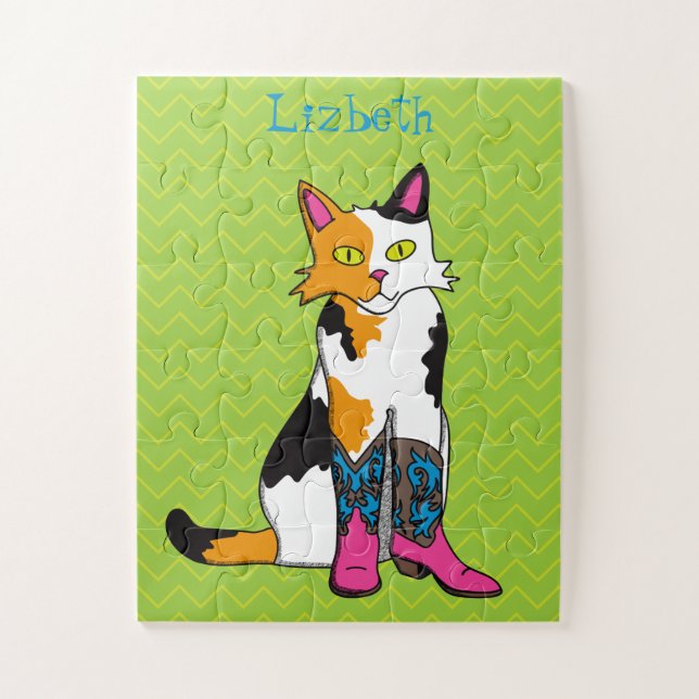 Jester the Cat Kids Personalisiert (Vertikal)
