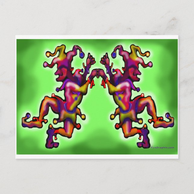 Jesters Postkarte (Vorderseite)