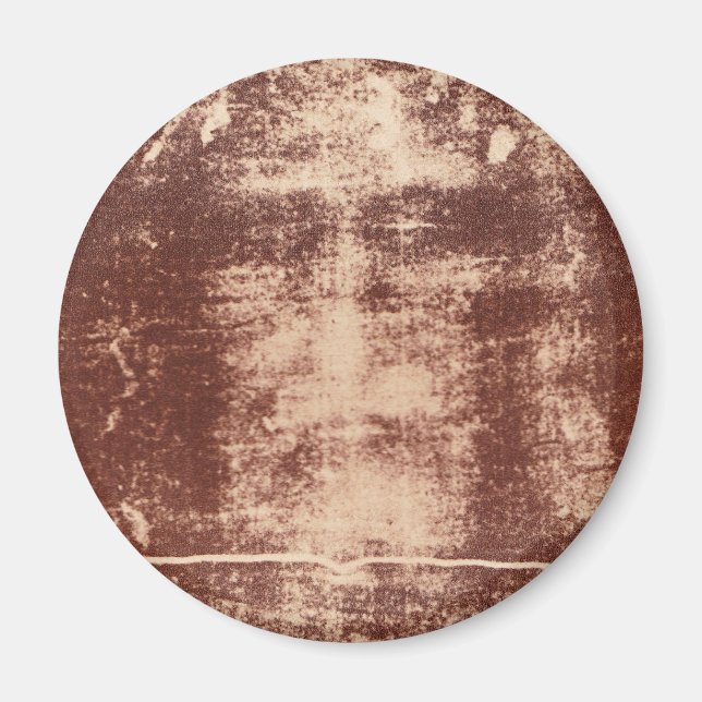 Jesu Gesicht Nah auf dem Tuch von Turin Magnet (Vorne)