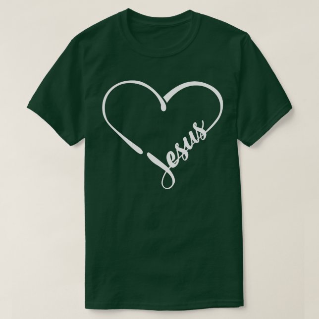 Jesu Liebhaber Gott in Liebe jesus T-Shirt (Design vorne)