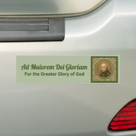 Jesuit Motto von St. Ignatius (BK 50; lateinisch/e Autoaufkleber