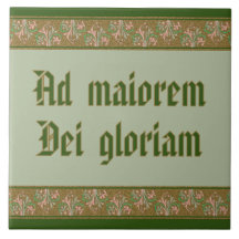 Jesuit Motto von St. Ignatius Loyola (BK 50; latei