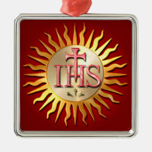 Jesuit-Siegel Ornament Aus Metall