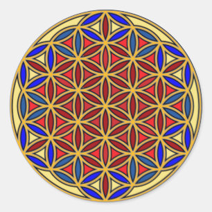 Jesus10 Runder Aufkleber