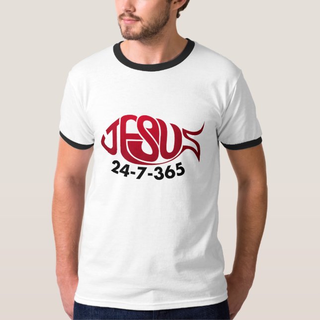 Jesus24-7-365 T-Shirt (Vorderseite)