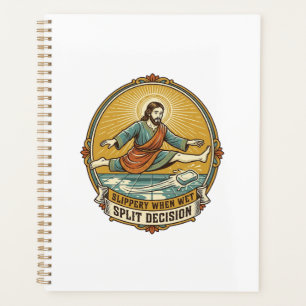 Jésus a laissé tomber du savon mouillé en glissant