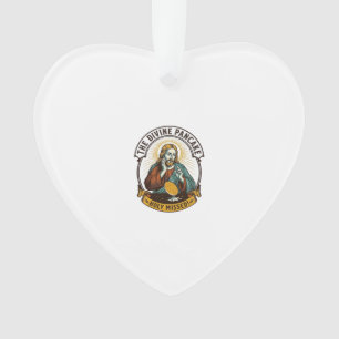 Jésus a laissé tomber la crêpe parfaite en retourn