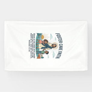 Jesus Adoption Pflege Grafik T-Shirt Christlich A Banner