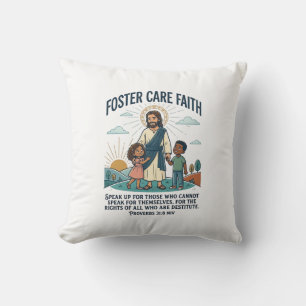 Jesus Adoption Pflege Grafik T-Shirt Christlich A Kissen