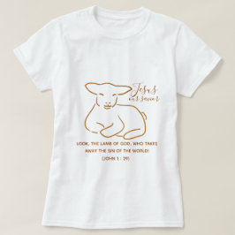 Jésus, Agneau de Dieu - T-shirt personnalisable