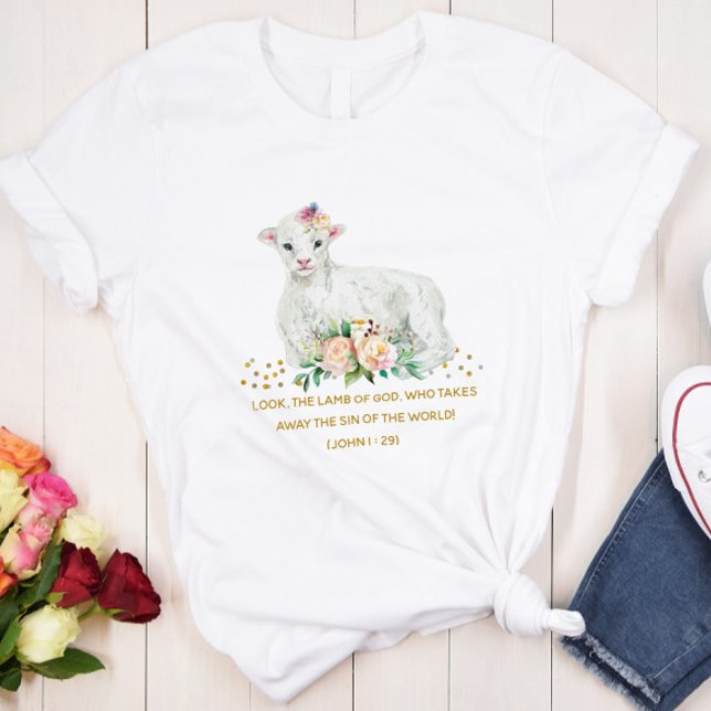Jésus, Agneau de Dieu - T-shirt personnalisable (Créateur téléchargé)