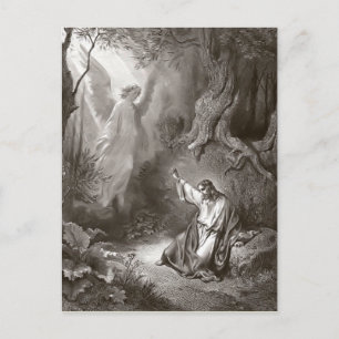 Jésus Agony Dans Le Jardin Carte Postale Religieus