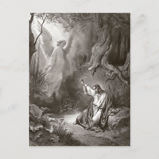 Jésus Agony Dans Le Jardin Carte Postale Religieus (Devant)