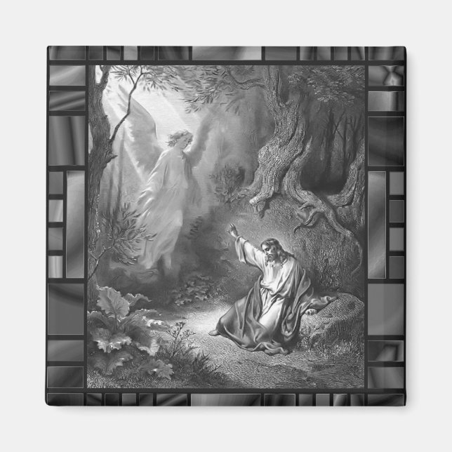 Jesus Agony im Garten Religious Magnet (Vorne)