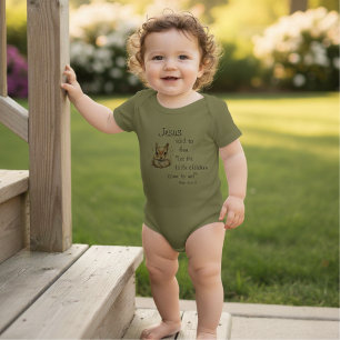 Jésus Aime Les Enfants Enfant Un Bodysuit À Une Pi