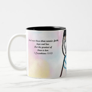 Jesus alles zweifarbige tasse