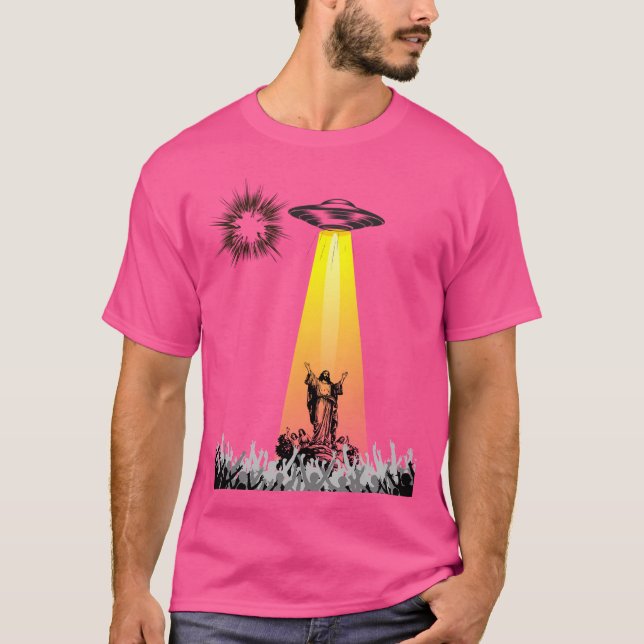Jesus als Alien T-Shirt (Vorderseite)