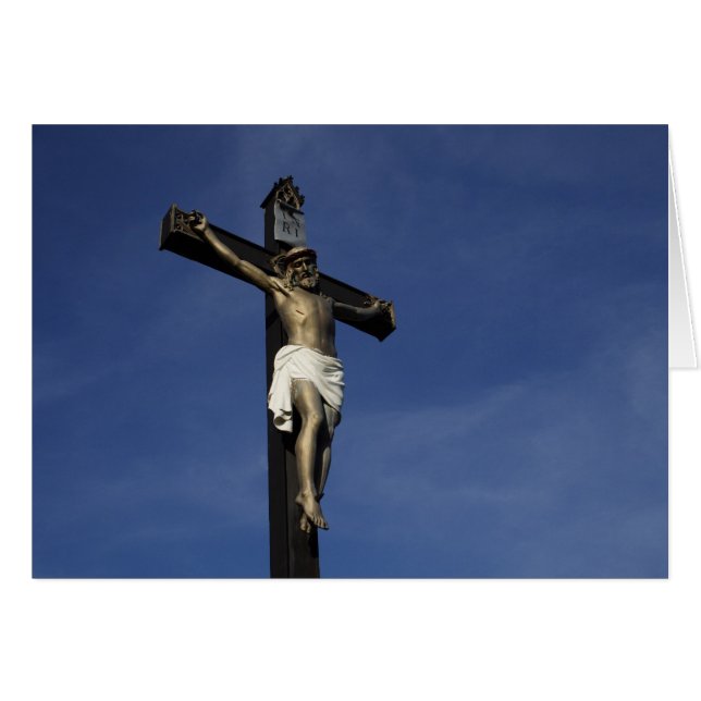 Jesus am Kreuz (Vorderseite (Horizontal))