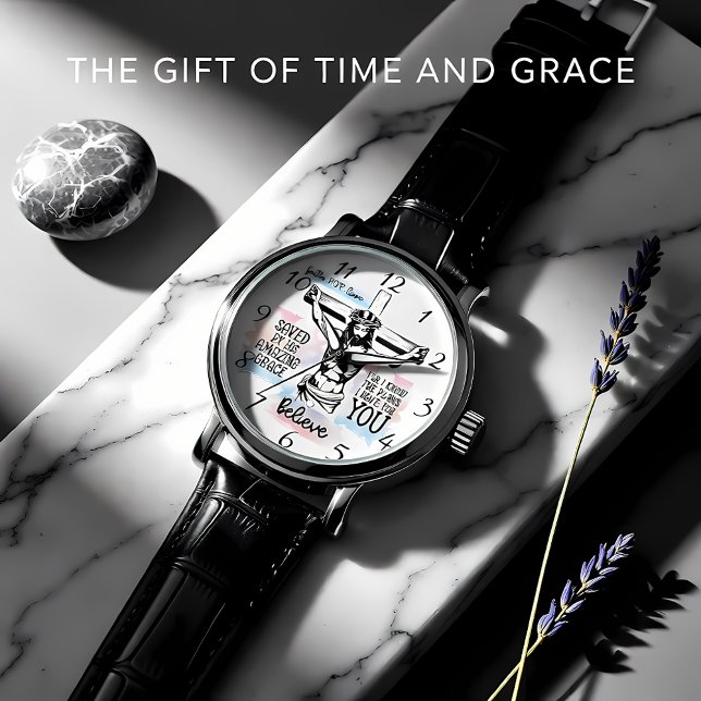 Jesus am Kreuz gekreuzt, Armbanduhr (Von Creator hochgeladen)