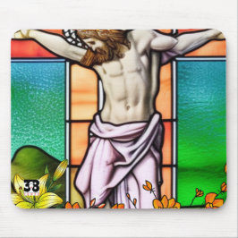 Jesus am Kreuz Mousepad