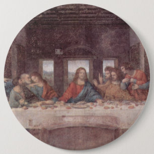 Jesus am letzten Abendmahl, Leonardo da Vinci Button