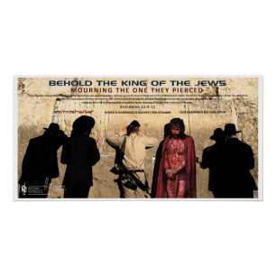 Jesus an der Western-Mauer Poster