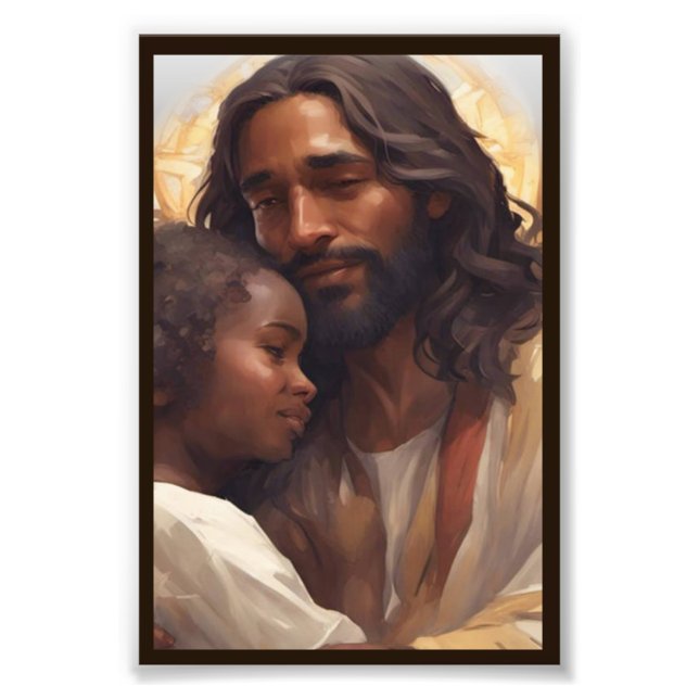 Jesus and Child Art Fotodruck (Vorne)