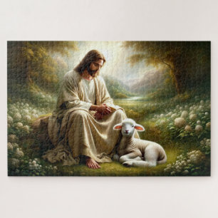 Jesus and Lamb Puzzle