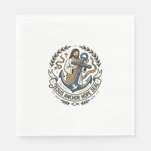 Jesus Anker Hoffnung Siegel Jesus Anker Hoffnung S Serviette