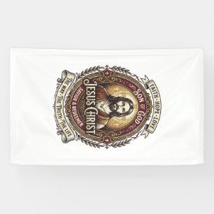 Jesus Antiques Erbstück Grafik T-Shirt Christliche Banner