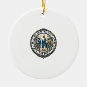 Jesus Apologetik Theologie Nerd-Shirt Glaube Keramik Ornament