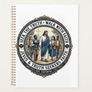 Jesus Apologetik Theologie Nerd-Shirt Glaube Planer